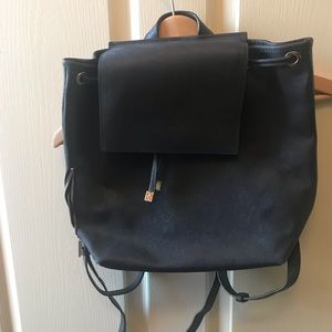 Navy backpack purse